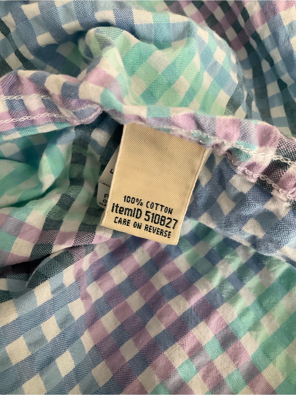 L.L. Bean  Women XL Henley Popover Short Sleeve Button Shirt 100% cotton - Picture 7 of 7